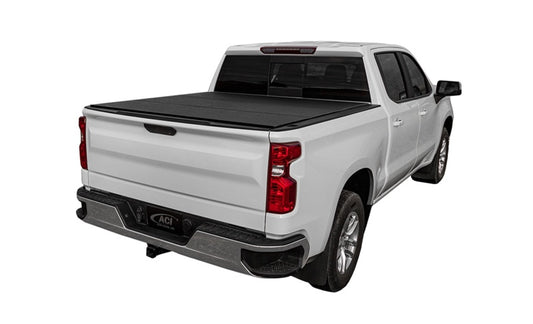 Access LOMAX Tri-Fold Cover Black Urethane Finish 14-18 Chevrolet Silverado 1500 - 5ft 8in Bed