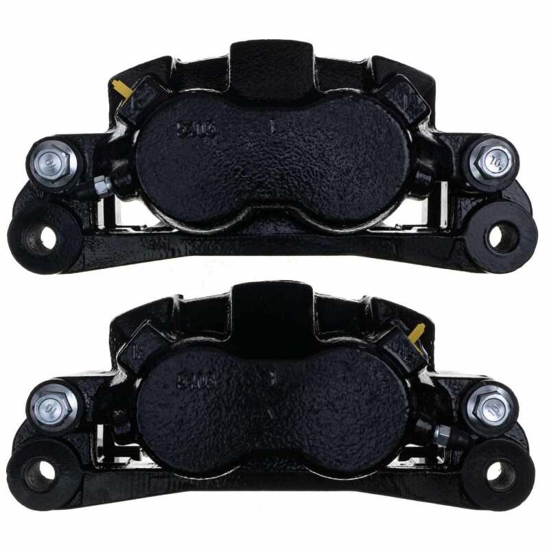 Power Stop 00-05 Ford Excursion Front Black Caliper - Pair w/Bracket