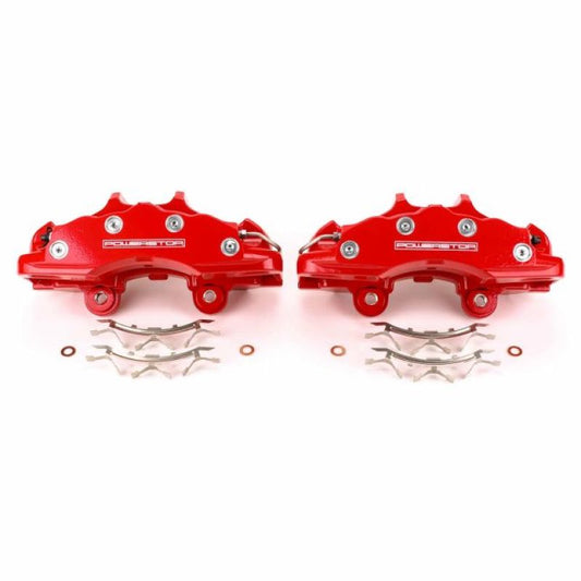 Power Stop 06-13 Chevrolet Corvette Front Red Calipers - Pair