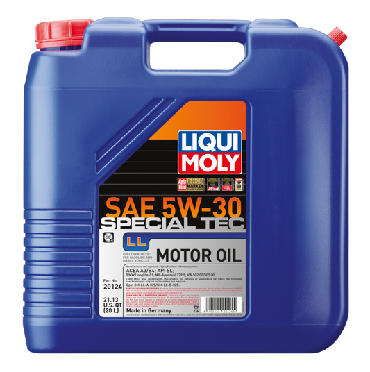 LIQUI MOLY 20L Special Tec LL Motor Oil SAE 5W30