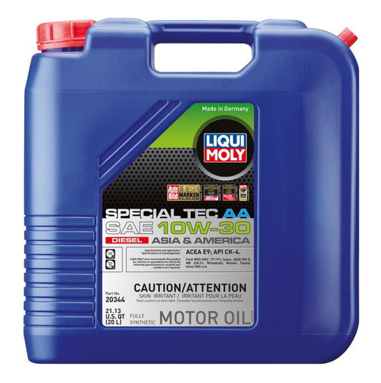 LIQUI MOLY 20L Special Tec AA Motor Oil SAE 10W30 Diesel